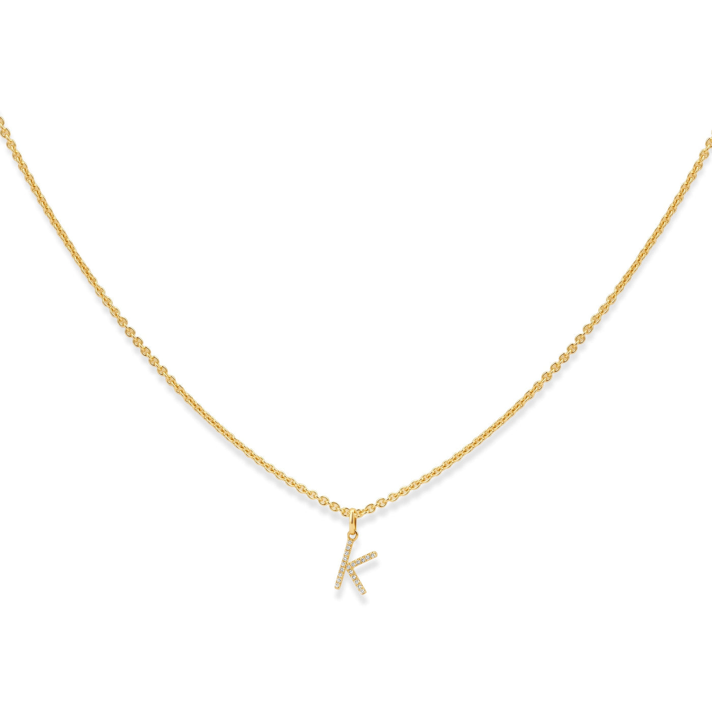 Diamond Letter Necklace - Olivia for Kids